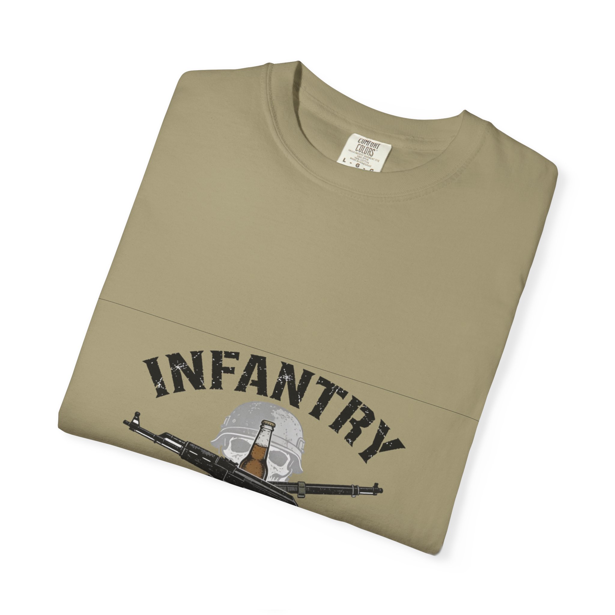 Infantry T-Shirt – "Solving Problems With Alcohol And Violence Since Forever" Military Graphic Tee - Image 15