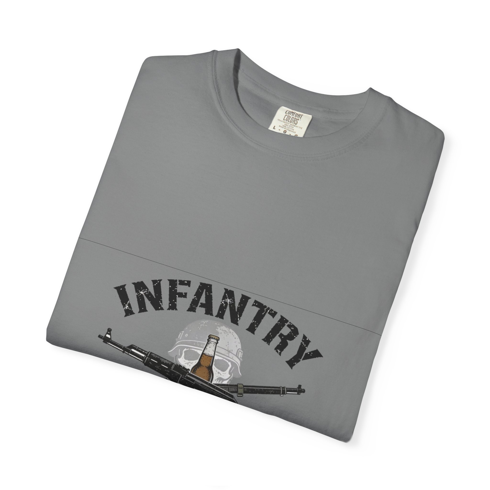 Infantry T-Shirt – "Solving Problems With Alcohol And Violence Since Forever" Military Graphic Tee - Image 19