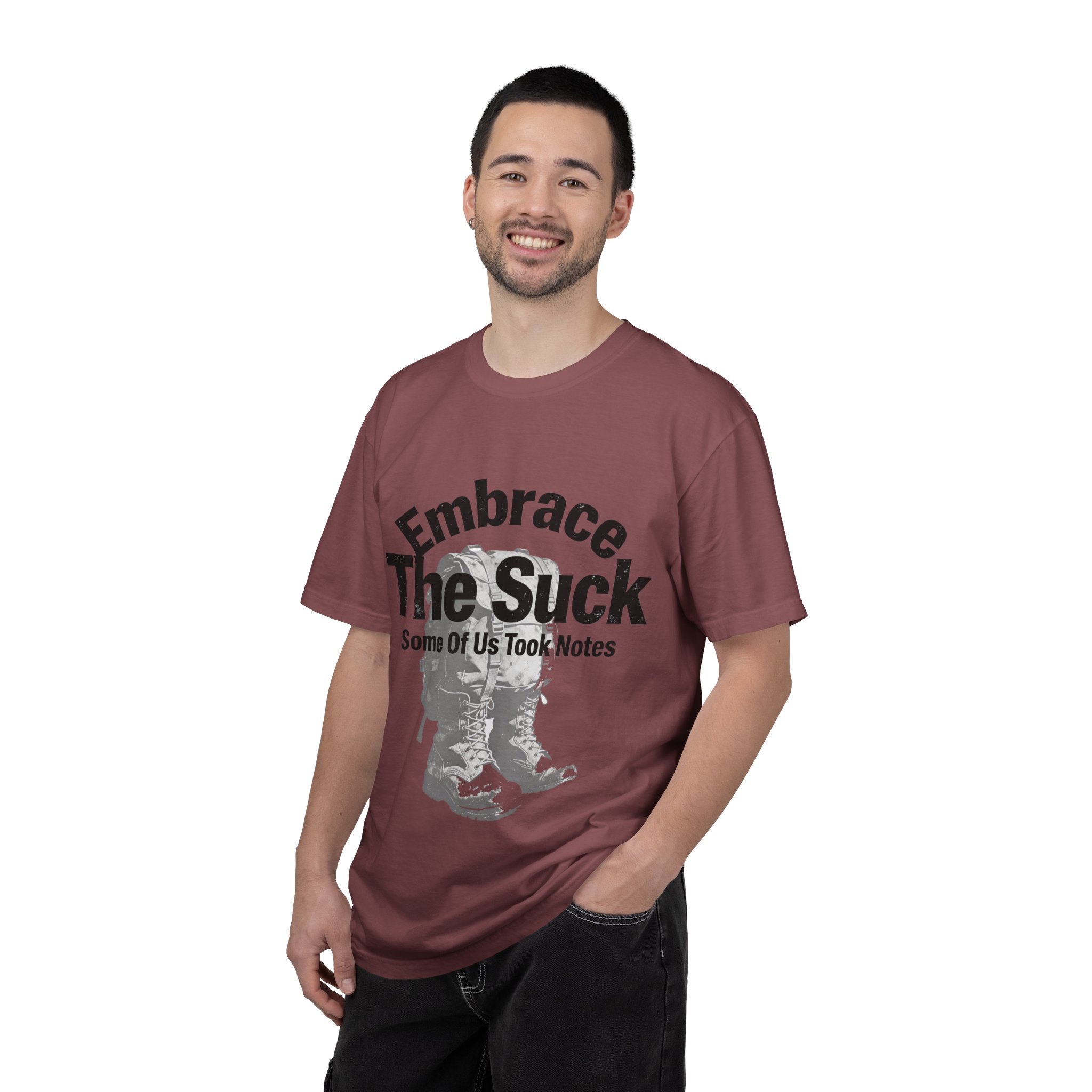 Embrace The Suck T-Shirt — Military-Inspired Boots Graphic Tee - Image 8