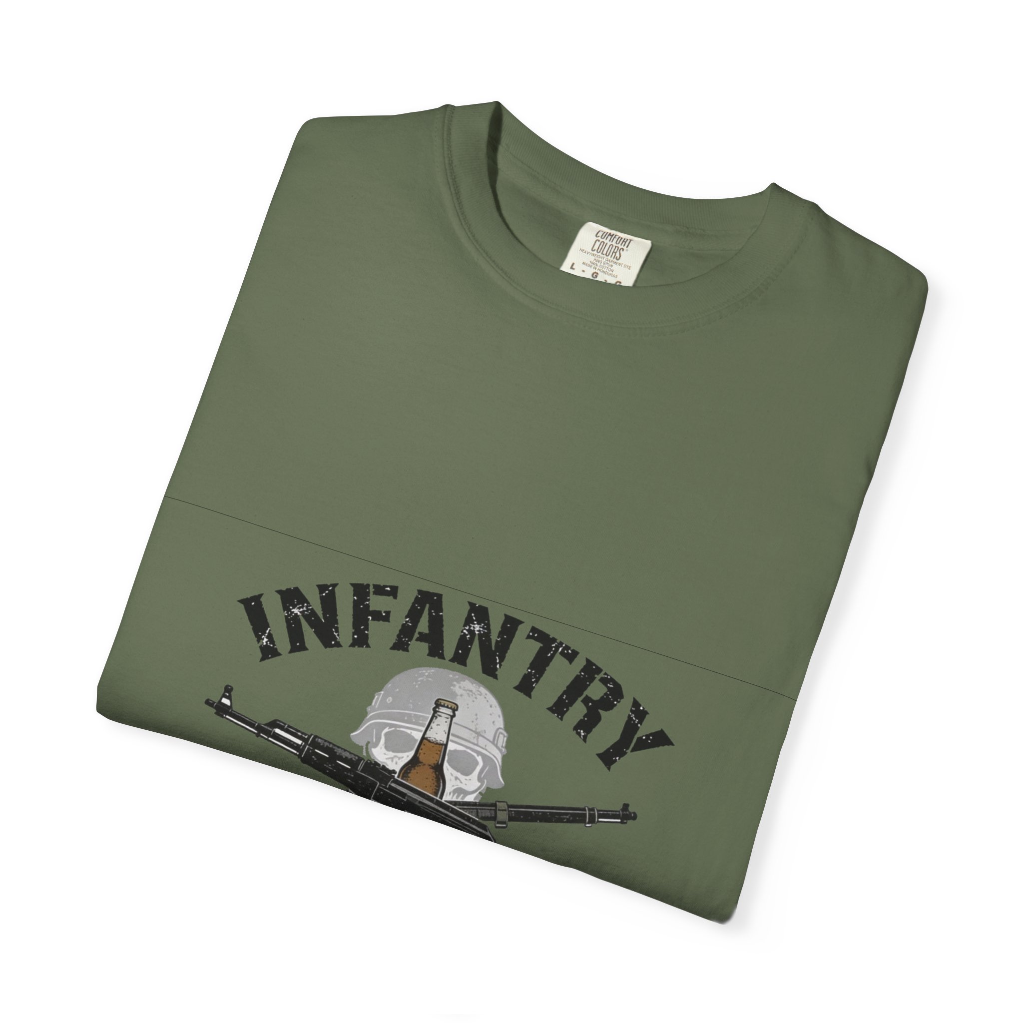 Infantry T-Shirt – "Solving Problems With Alcohol And Violence Since Forever" Military Graphic Tee - Image 23