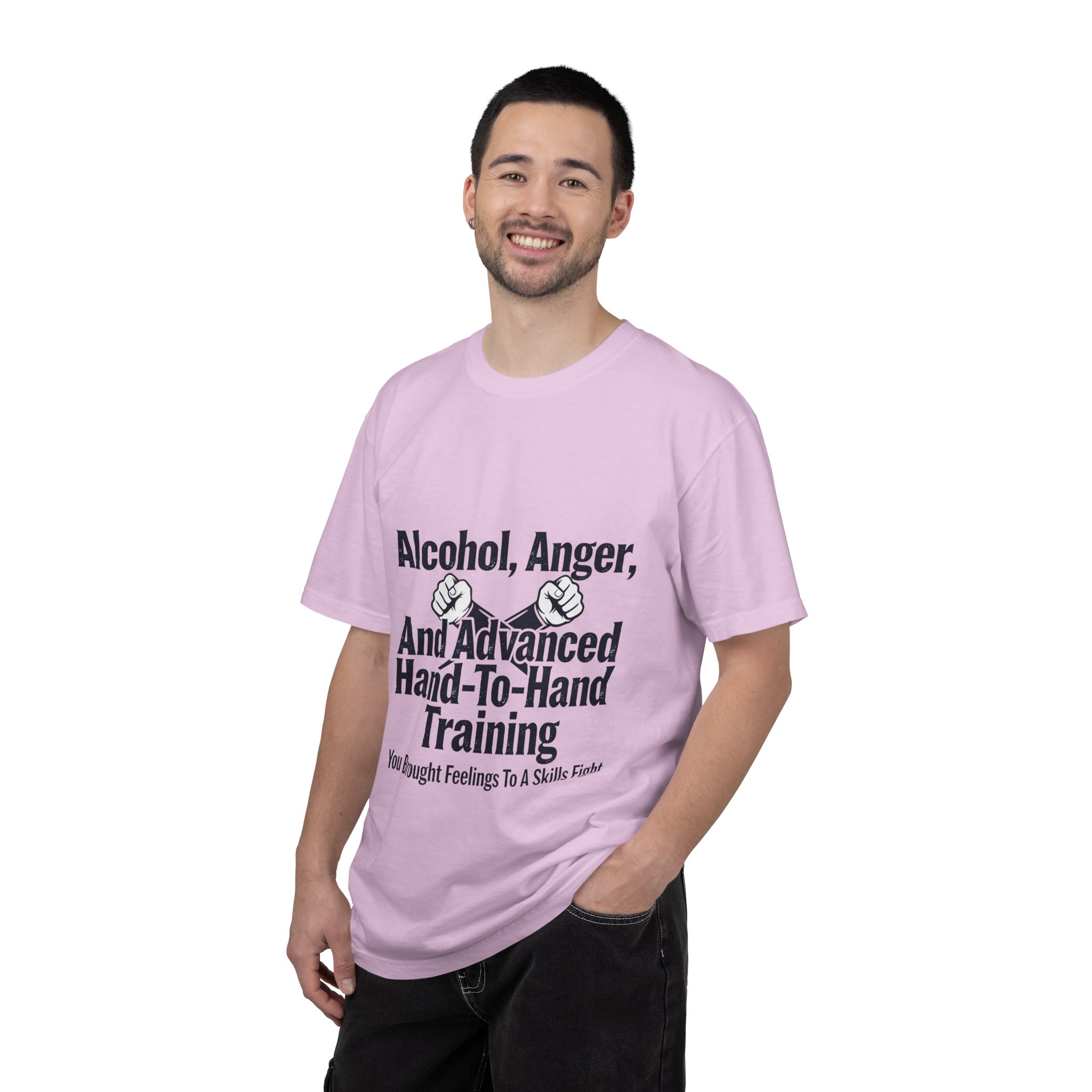 T-Shirt — “Alcohol, Anger, And Advanced Hand-To-Hand Training” Funny Fight Quote Tee - Image 40