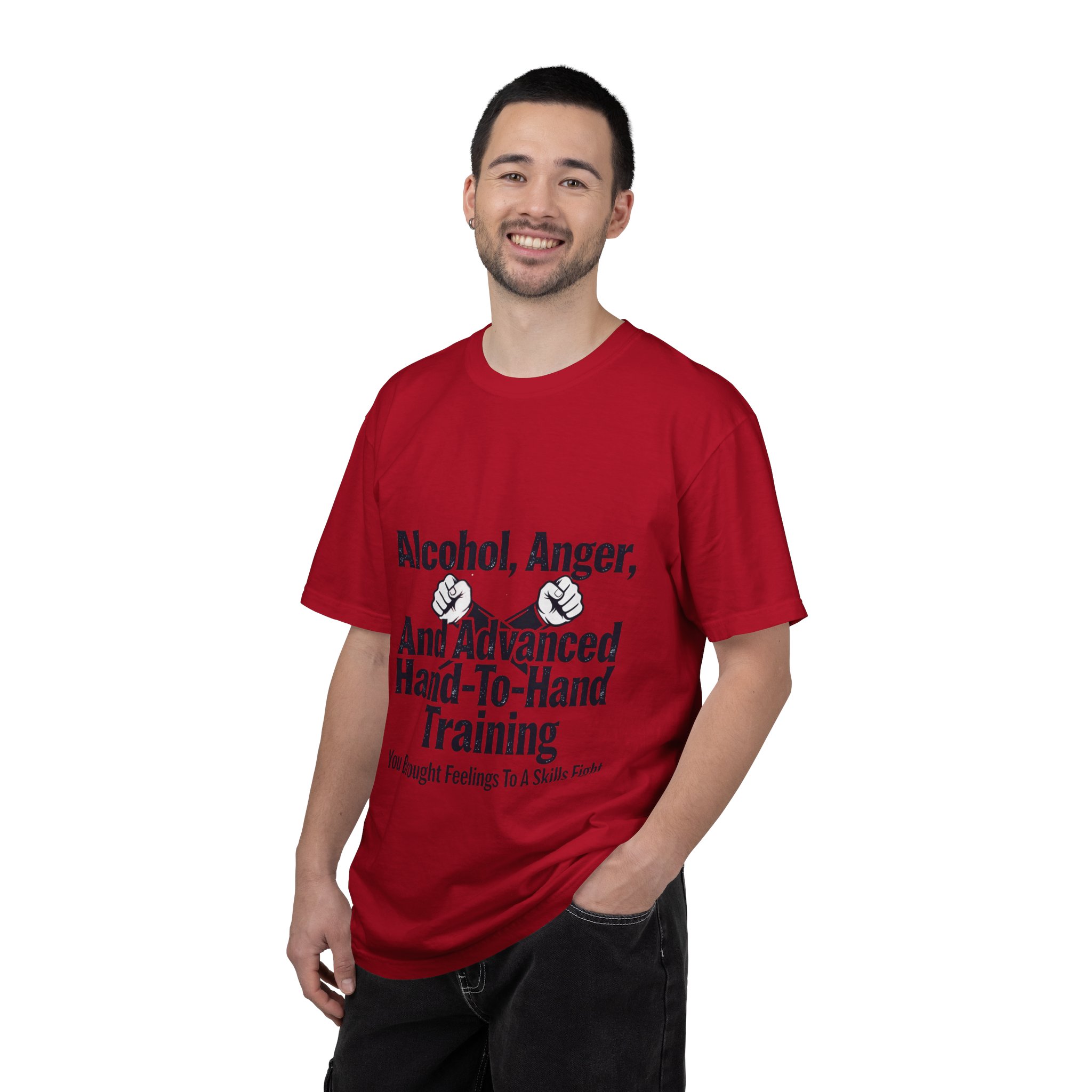 T-Shirt — “Alcohol, Anger, And Advanced Hand-To-Hand Training” Funny Fight Quote Tee - Image 48