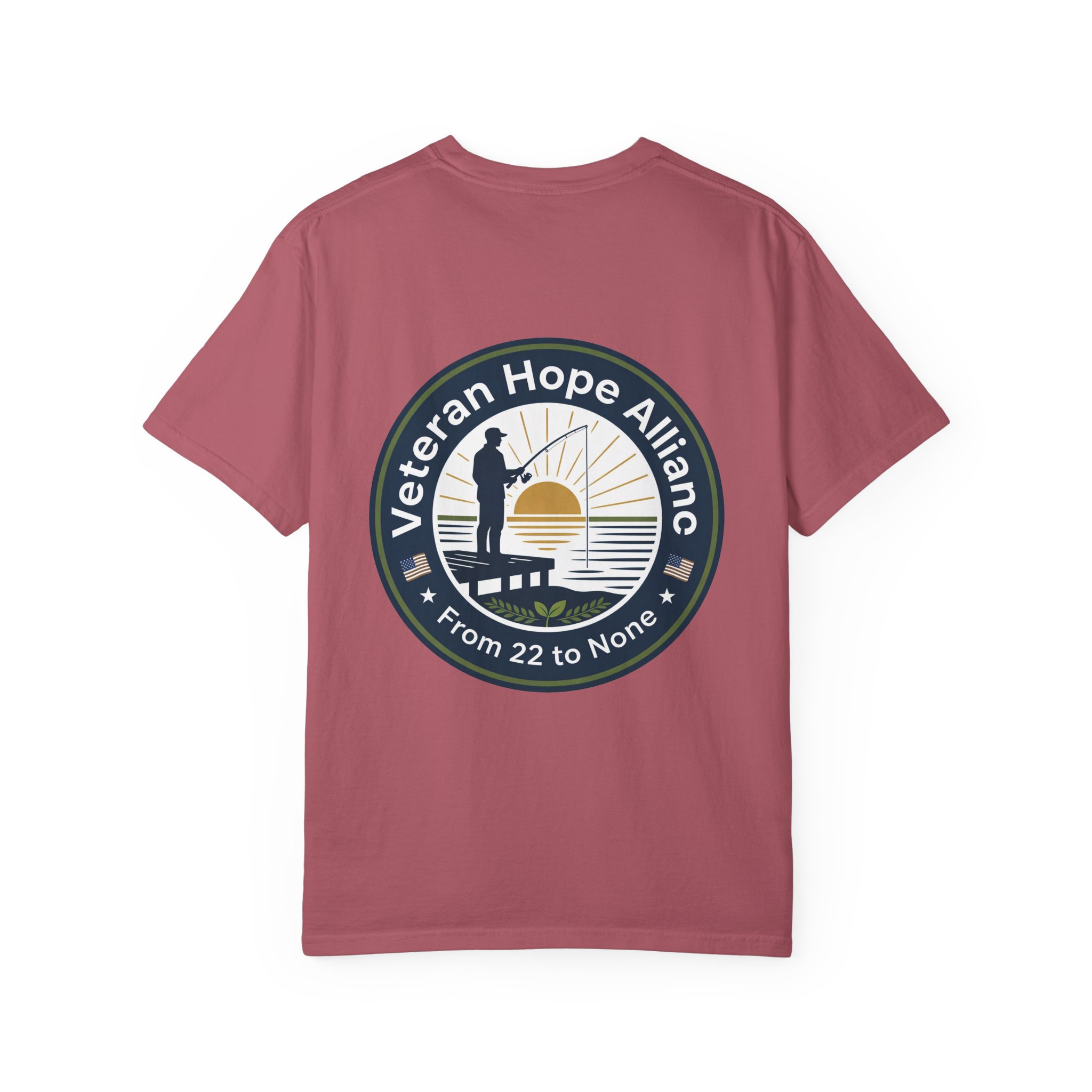 Veteran Hope Alliance Logo T-Shirt — 'From 22 to None' Support Tee - Image 46