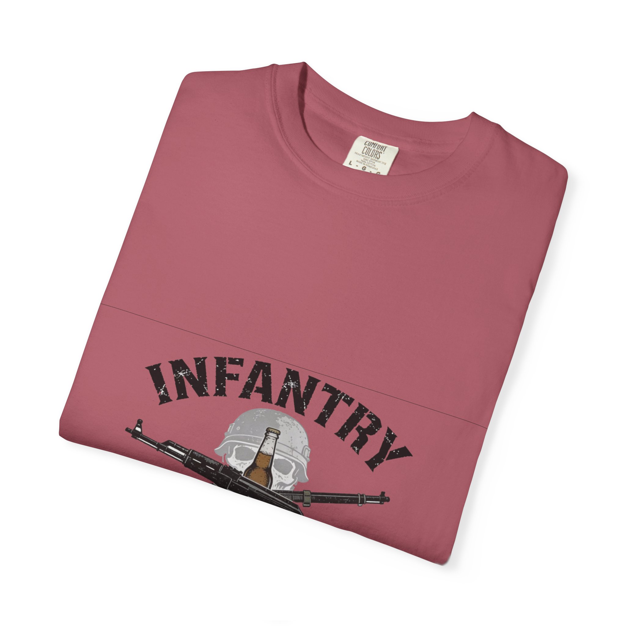Infantry T-Shirt – "Solving Problems With Alcohol And Violence Since Forever" Military Graphic Tee - Image 39