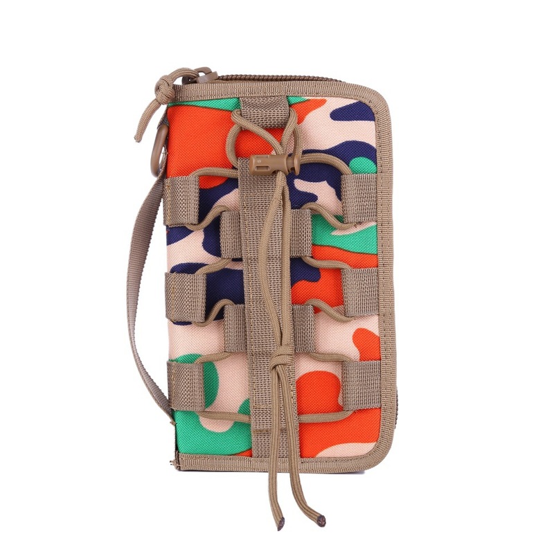 Ma Gaixian's Same Style Xuanwu Tactical Wallet Men's Handbag Outdoor Large Capacity Military Camo Wallet Mobile Case - Image 8