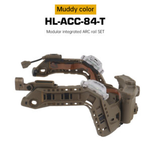 Modular Helmet Light Kit - Arc Rail Mount with Red/White/IR LED Signal for Airsoft & Fast Helmets