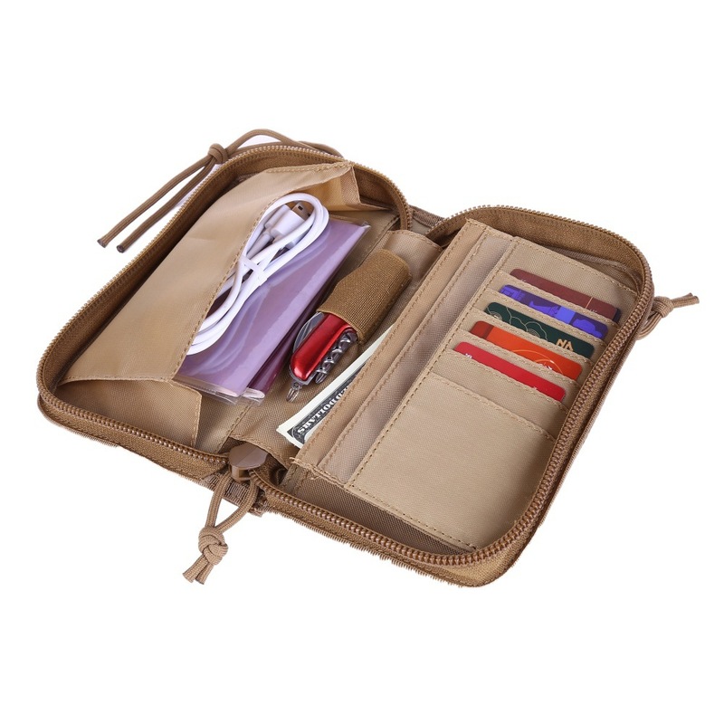 Ma Gaixian's Same Style Xuanwu Tactical Wallet Men's Handbag Outdoor Large Capacity Military Camo Wallet Mobile Case - Image 5