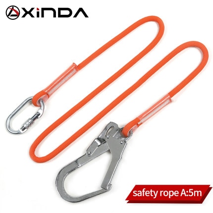 XINDA Professional High Altitude Protective Safety Belt Nylon Sling Belt With Hook High Strength Wearable Anti Fall Off - Image 9