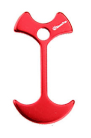 Shinetrip 4 pcs  Aluminum Alloy Outdoor Camping Tent Nail Fishbone Stopper Anchor Peg Wind Rope Buckle Nails Accessories