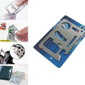 pocket tool multifunction Knife credit edc outdoor bottle survive gear card multi multipurpose gadget camp opener wallet kit