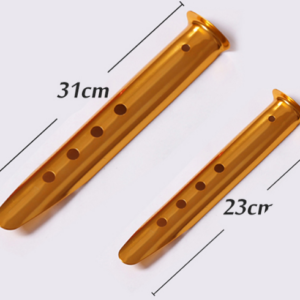 Shine trip 5pcs Outdoor Aluminum Alloy Sand Tent Peg Nail Ground Tent Stake Special For Sand Beach Camping Equipment Tents Building 23/31cm