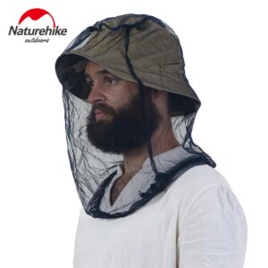 NatureHike Mosquitoes Head Helmet Net Insect Resistant Mask Insect  Head Outdoor Sports Anti Mosquito