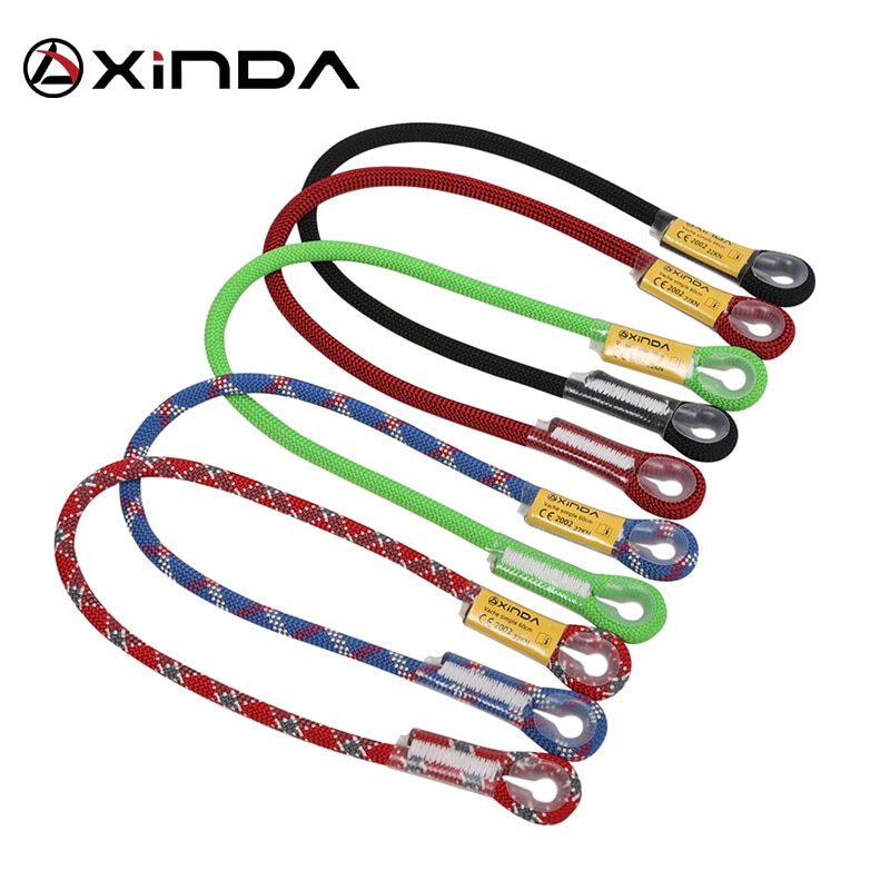 Xinda Professional Rock Climbing 10.5mm Dynamic Lanyard Protective Prusik Sewn Eye-to-eye Pre-Sewn Sling Moutaineering Equipment
